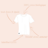 Coffret x Atelier Petits Points - Teeshirt brodé et bijoux - Manore Paris